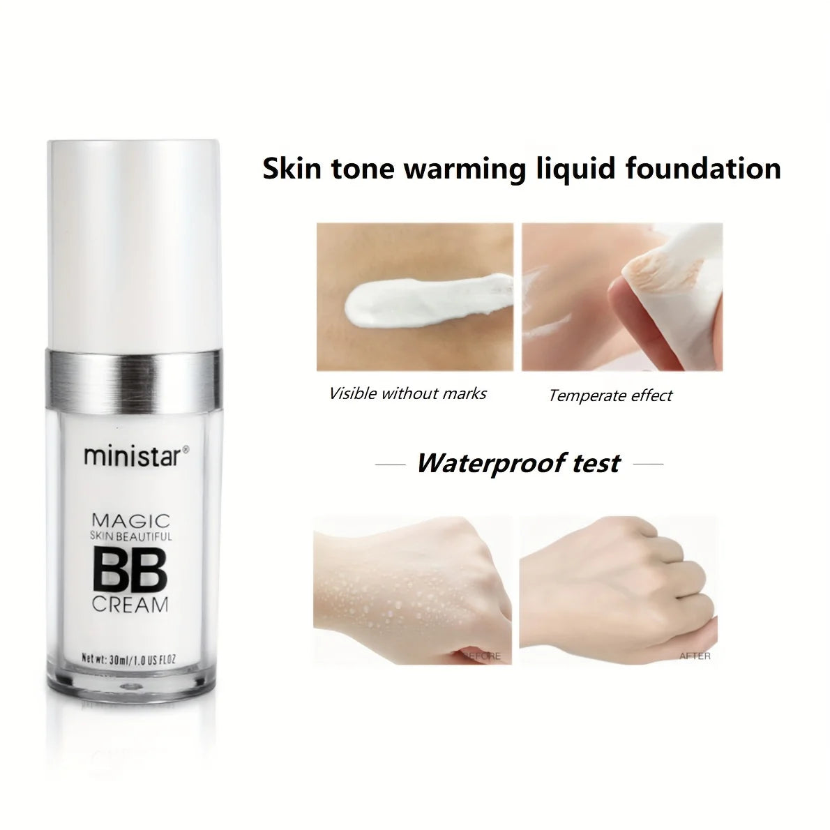 Colour Changing Liquid Foundation (BB Cream Makeup Base)